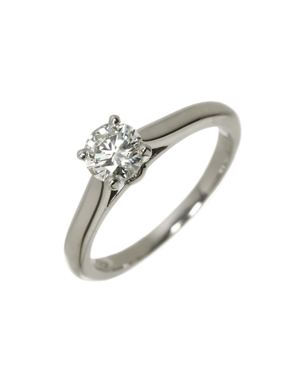 Cartier Solitaire Diamond 45 Ring Pt
